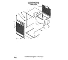 Whirlpool AD0402XS2 cabinet parts diagram
