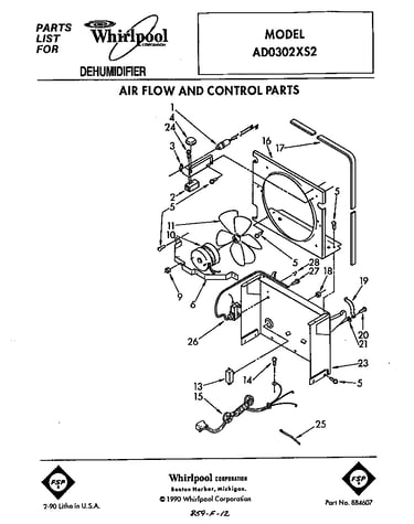 Air flow and control parts