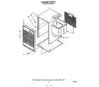Whirlpool AD0252XW0 cabinet parts diagram