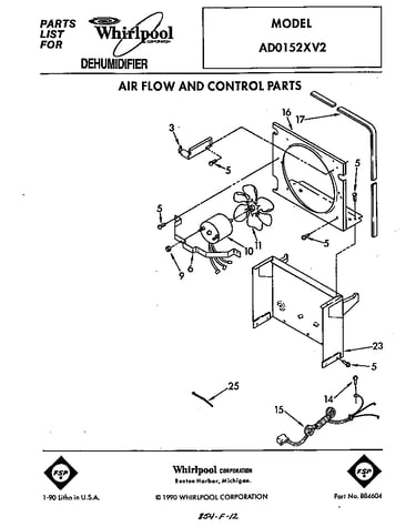 Air flow and control parts