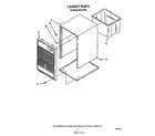 Whirlpool AD0152XV2 cabinet parts diagram