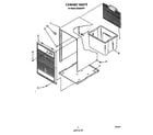 Whirlpool AD0302XS1 cabinet parts diagram