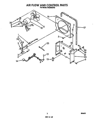 Air flow and control parts