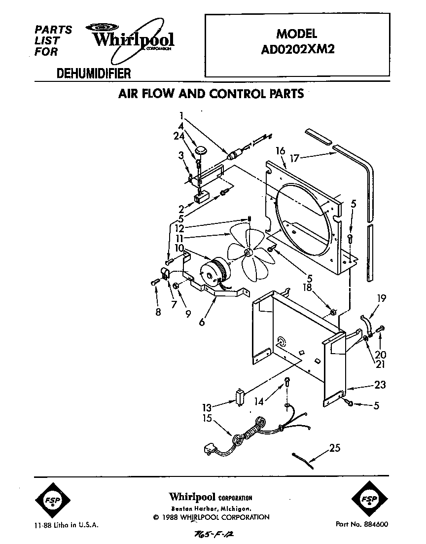 Air flow and control parts