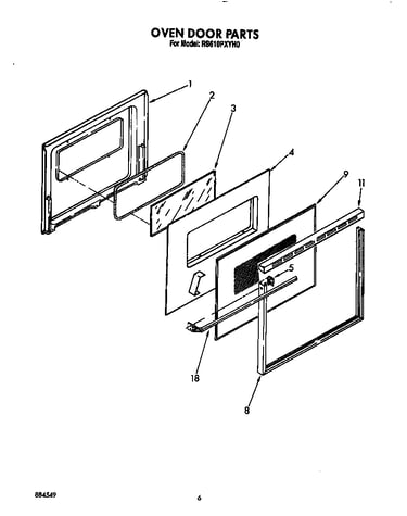 Oven door
