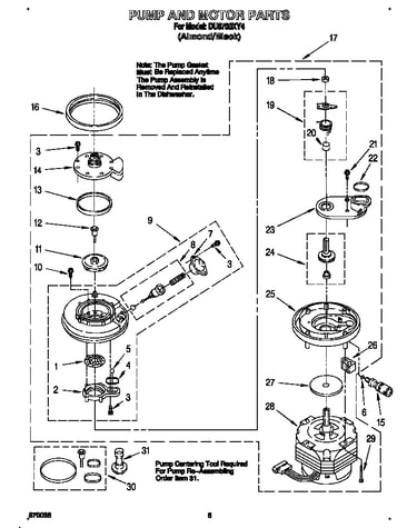 Pump and motor