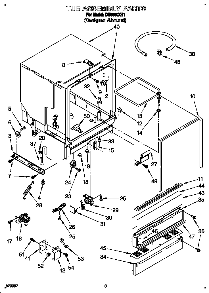 Tub assembly
