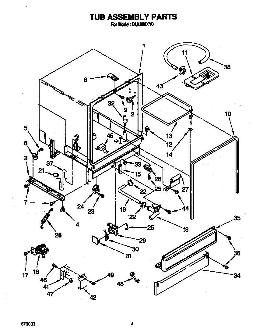 Tub assembly