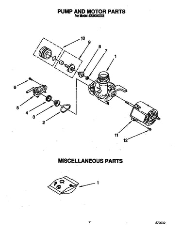 Pump and motor