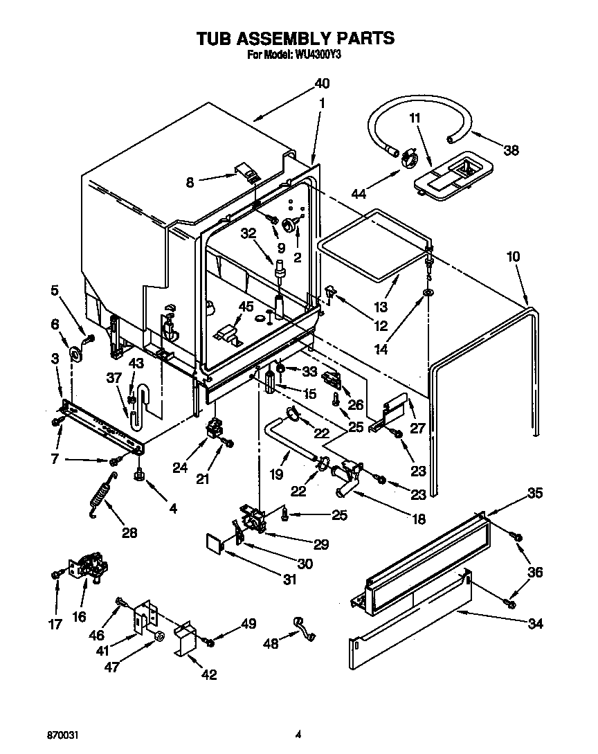Tub assembly