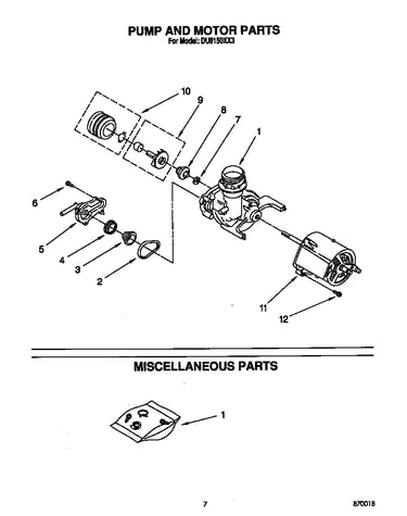 Pump and motor
