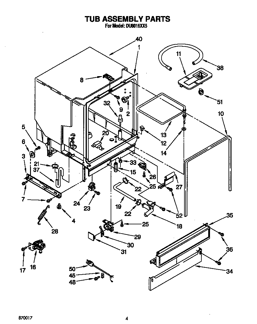 Tub assembly