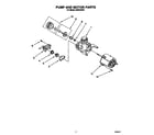 Whirlpool DU8016XX5 pump and motor diagram