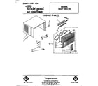 Whirlpool 1AHF08390 cabinet parts diagram