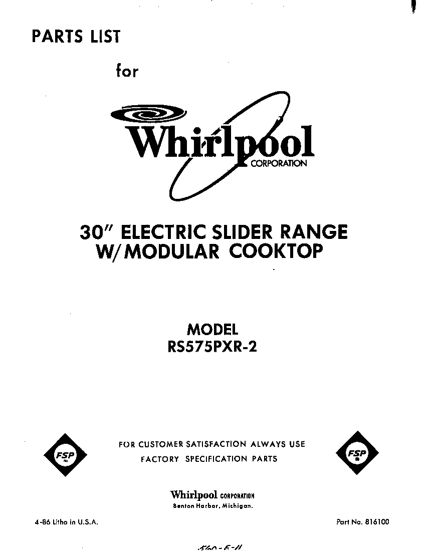 Front cover