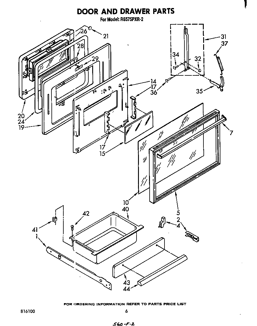 Door and drawer