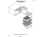 Whirlpool RS575PXR2 interior oven diagram