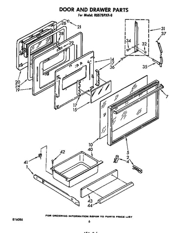 Door and drawer