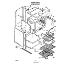 Whirlpool RB160PXL3 oven diagram