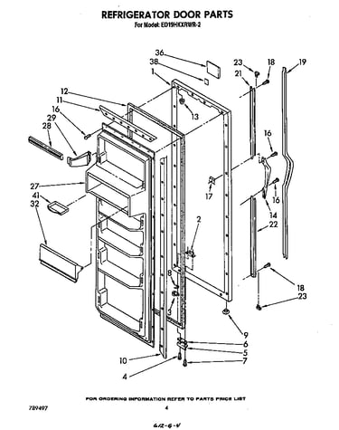 Refrigerator door