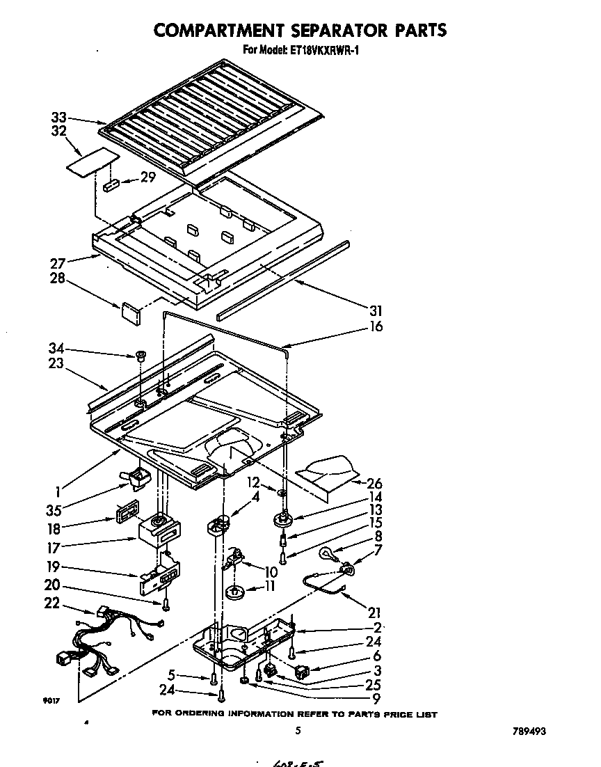 Compartment separator