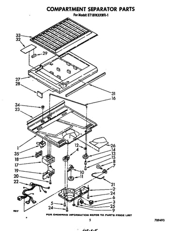Compartment separator