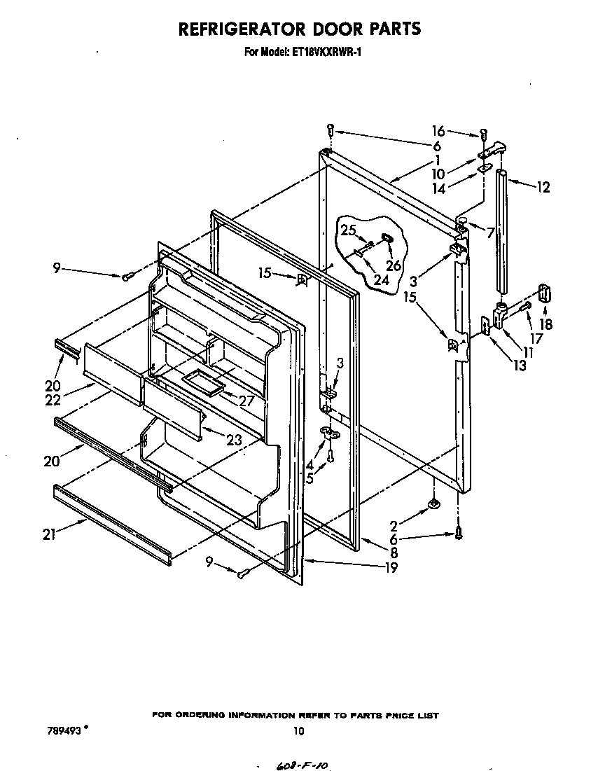 Refrigerator door