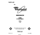 Whirlpool ET18MKXPWR2 front cover diagram