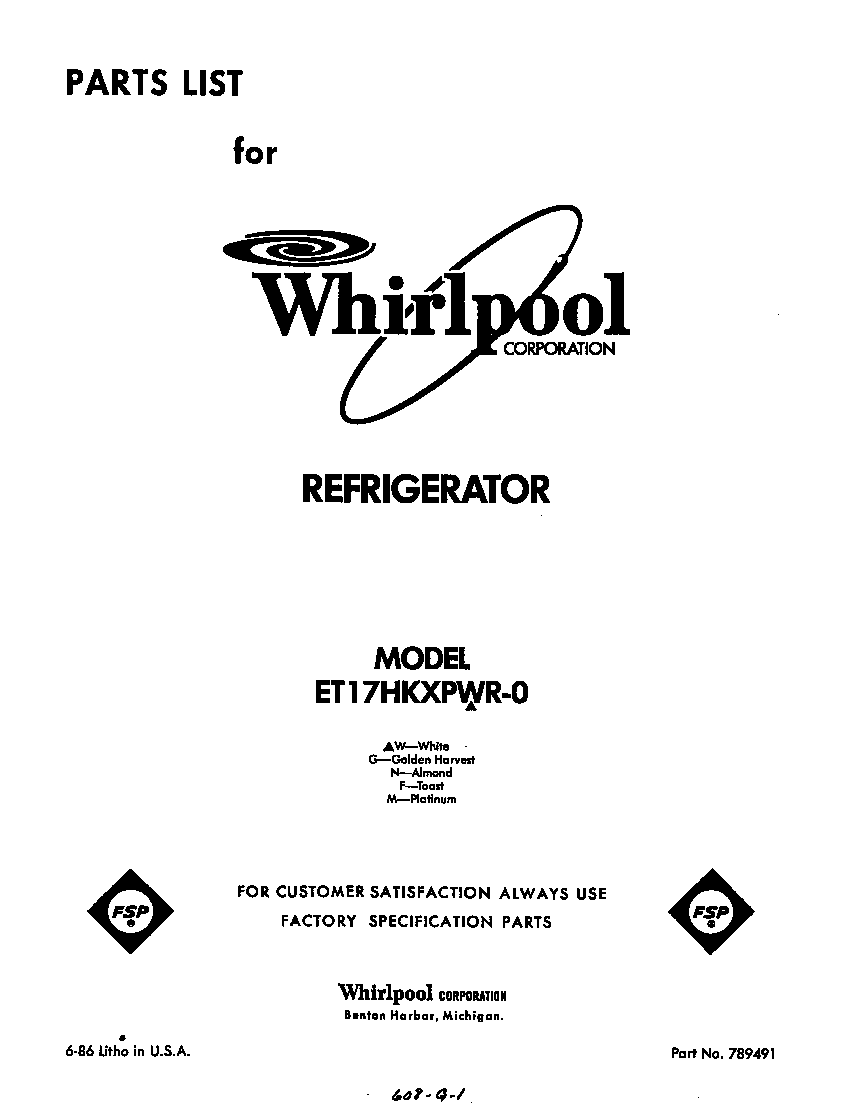 Front cover