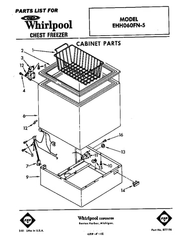 Parts diagram