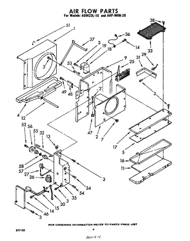Air flow parts