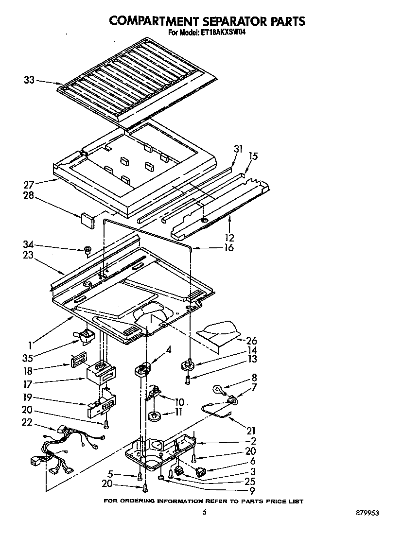 Compartment separator
