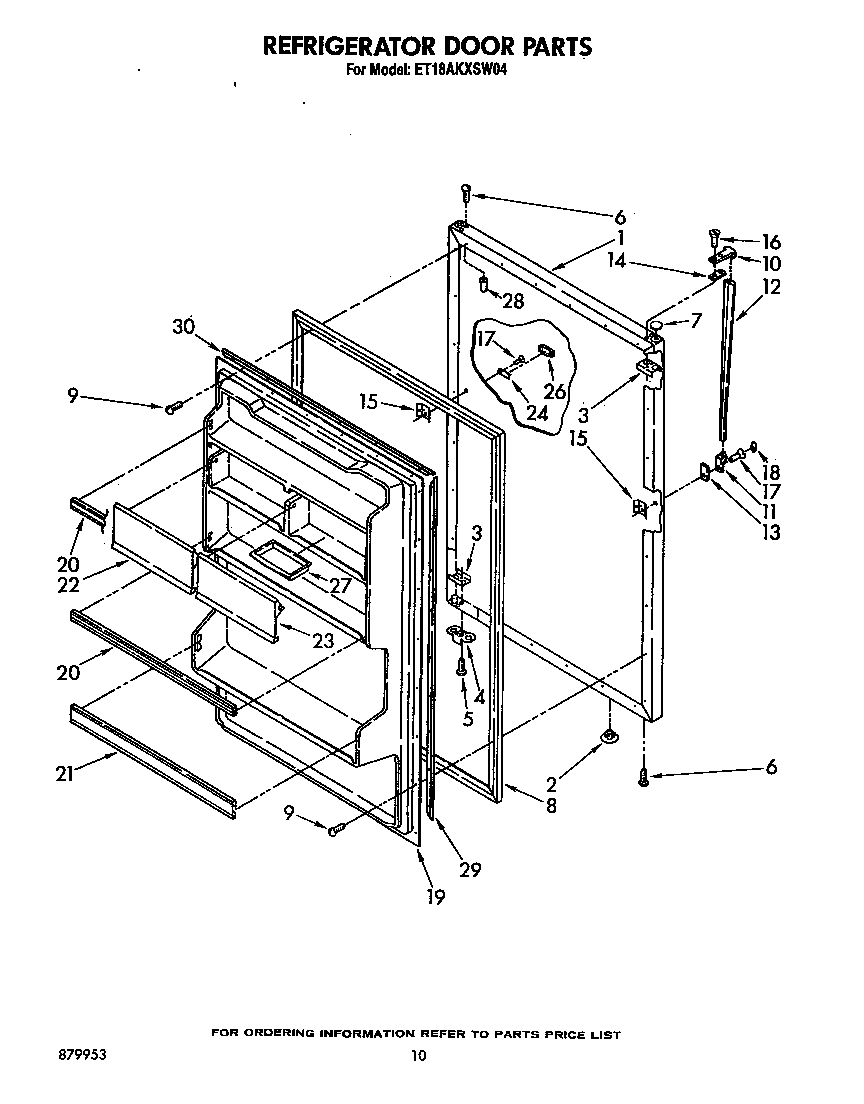 Refrigerator door