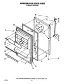 Refrigerator door
