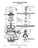 Pump and spray arm