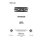 Roper 8587L10 front cover diagram