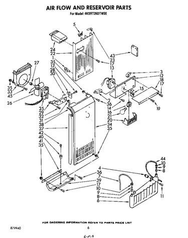 Air flow and reservoir