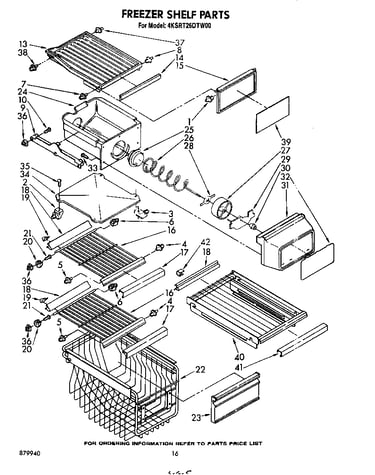 Freezer shelf