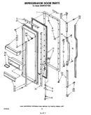 Refrigerator door