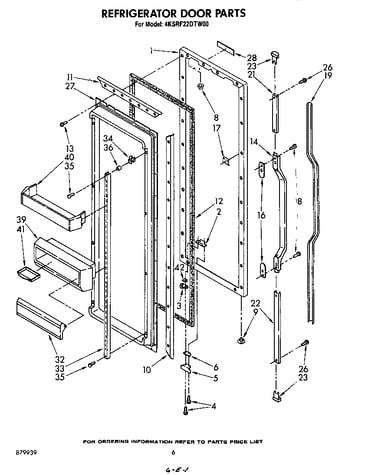 Refrigerator door