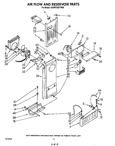 Air flow and reservoir