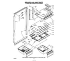 KitchenAid KLRF15XTWH00 breaker and shelf diagram