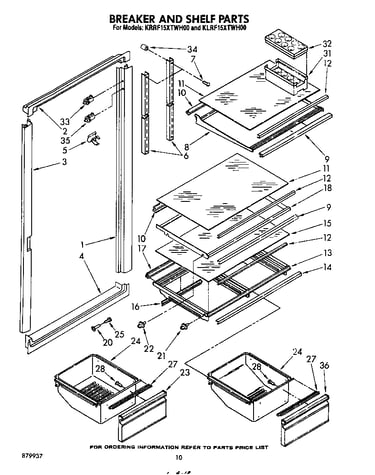 Breaker and shelf