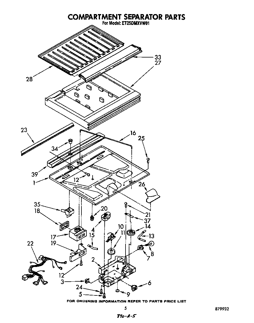 Compartment separator