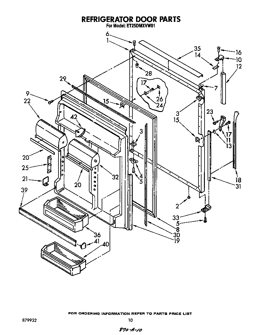 Refrigerator door