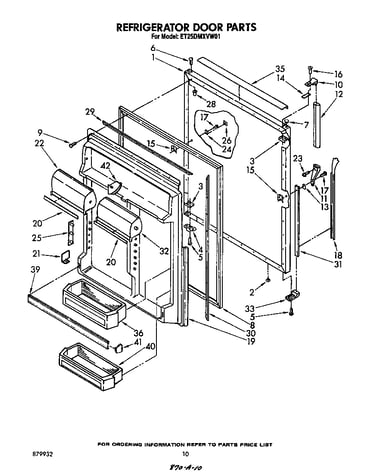 Refrigerator door