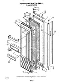 Refrigerator door