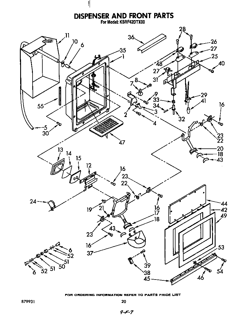 DISPENSER AND FRONT