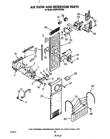 Air flow and reservoir