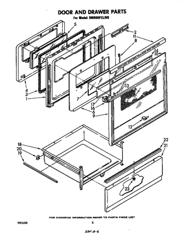 Door and drawer